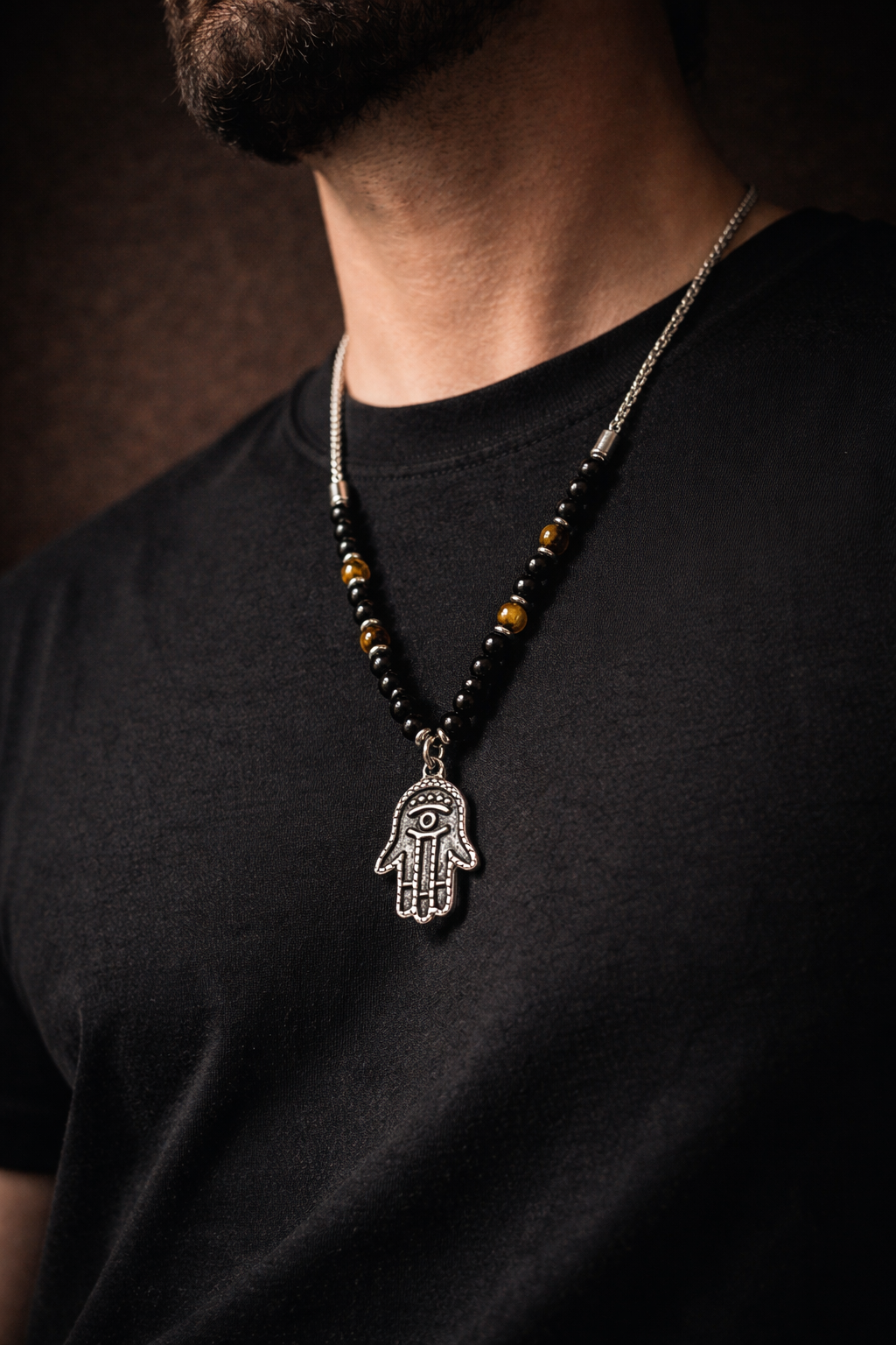 Gargantilla Stones Ojo de tigre